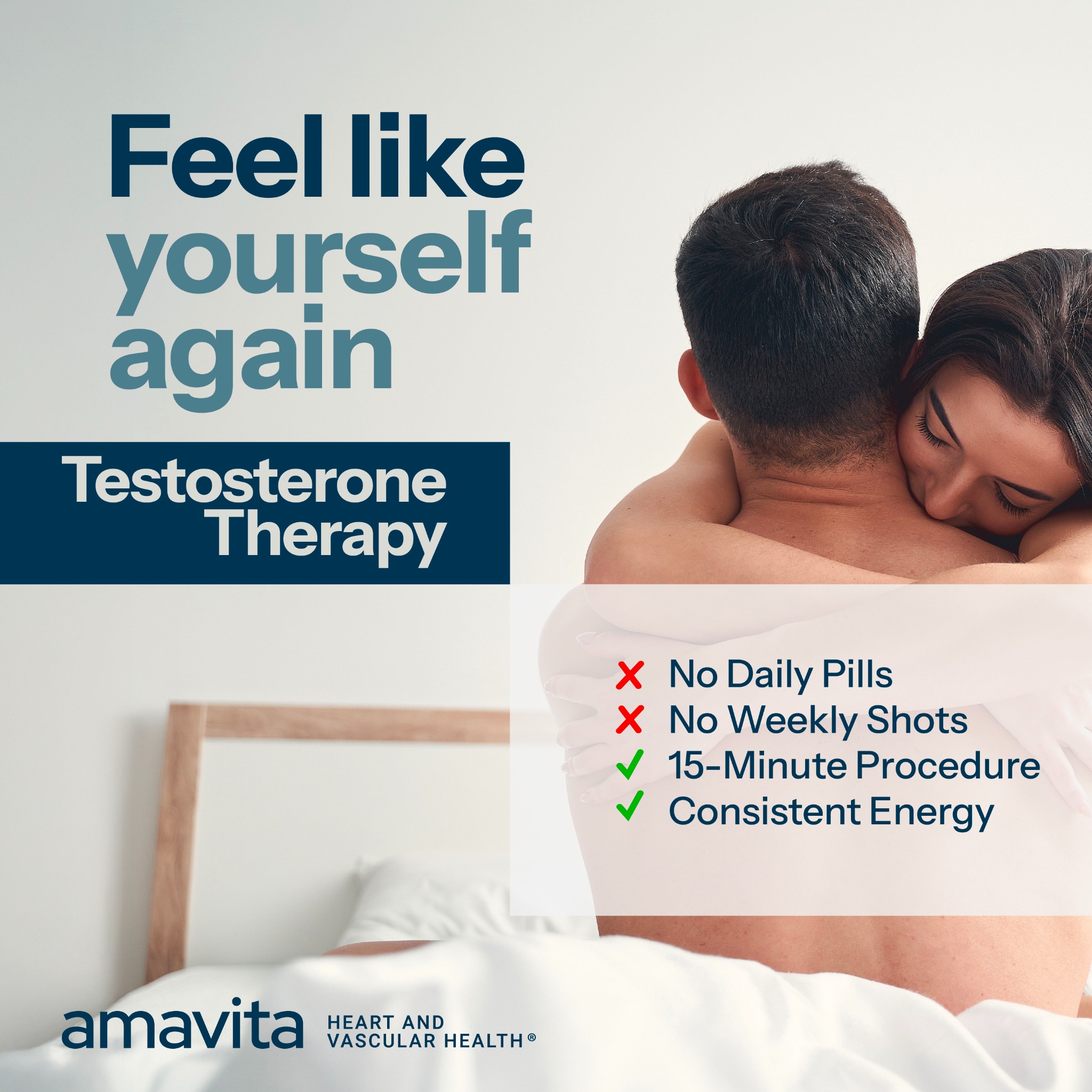 Amavita Heart and Vascular Health Facebook ad from Aug 12, 2025