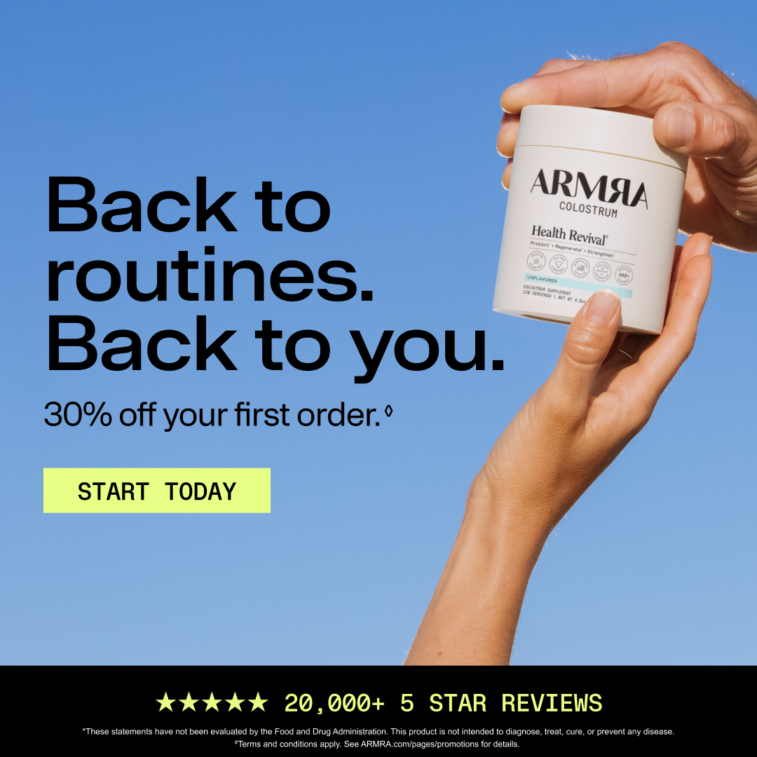 ARMRA Facebook ad