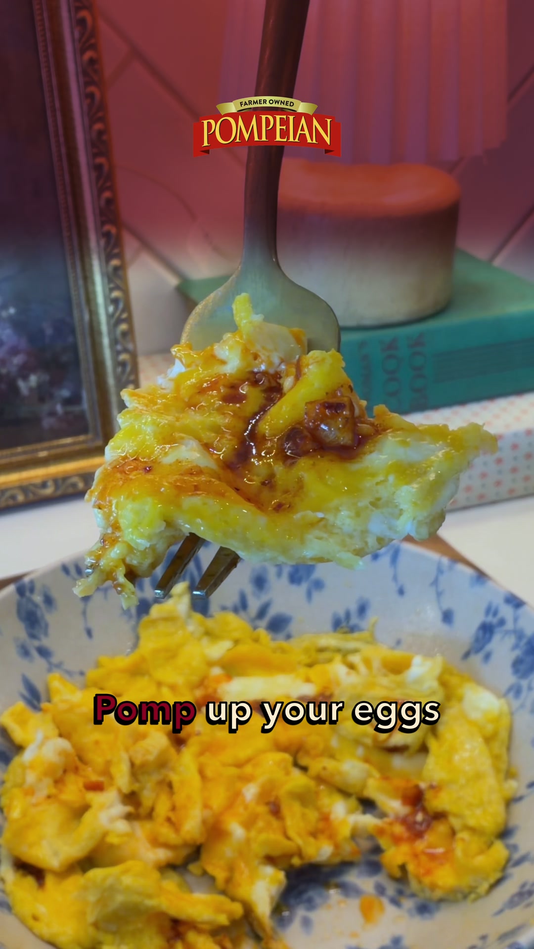Pompeian Facebook ad: Pomp It Up with Pompeian Olive Oil