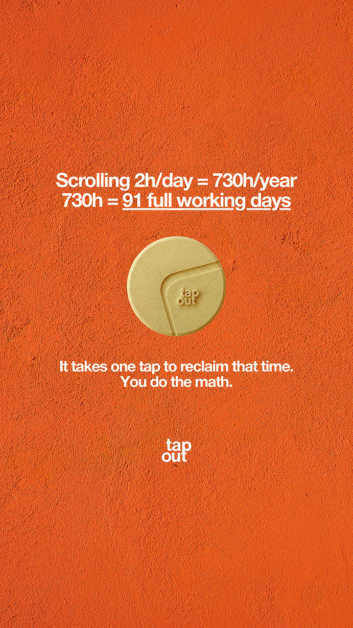 Tap Out Facebook ad