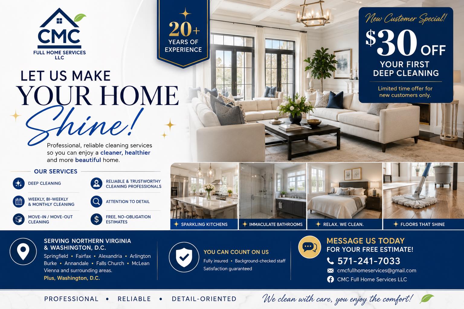 CMC Cleaning Services Facebook ad