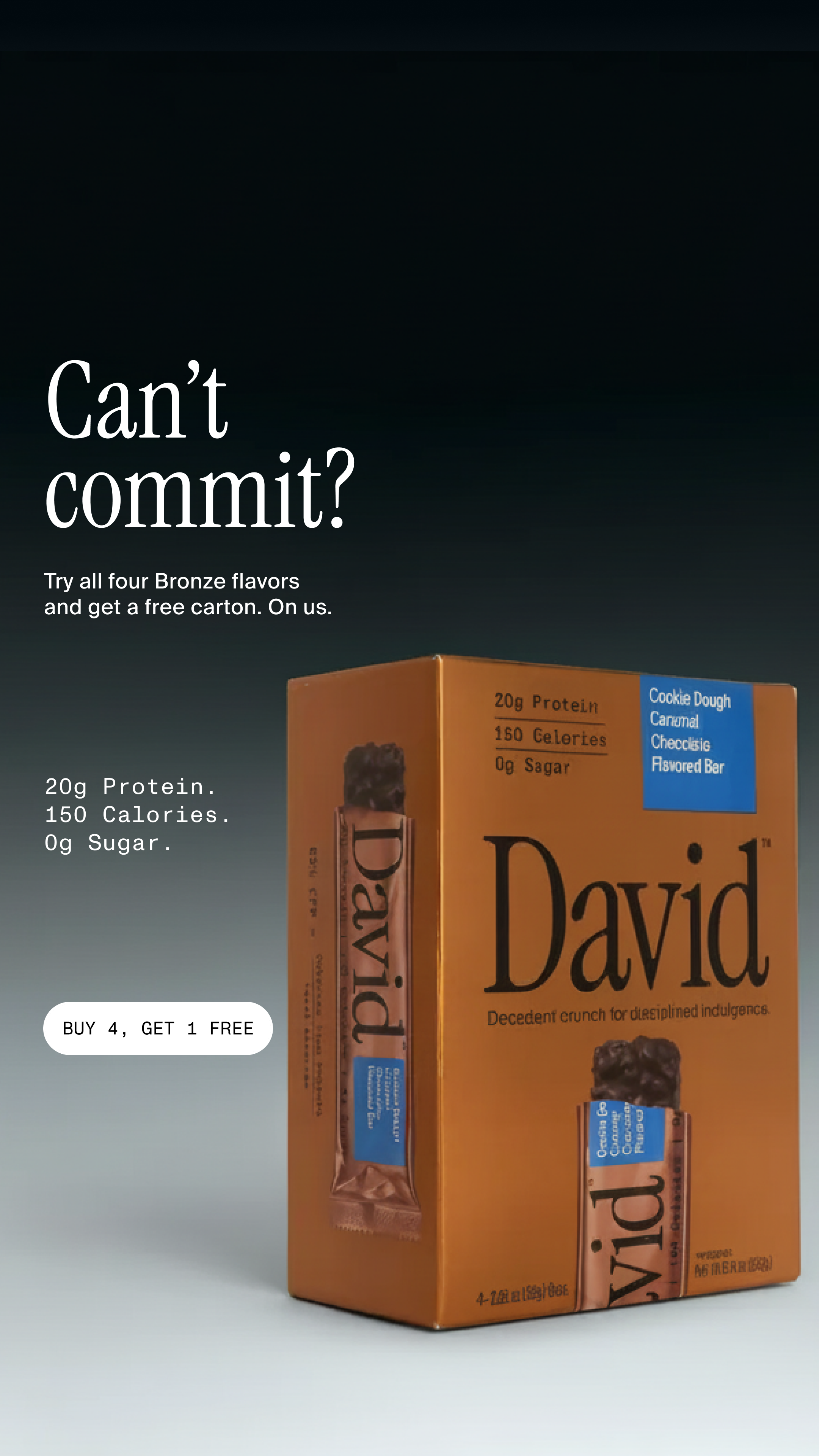 David Protein Facebook ad