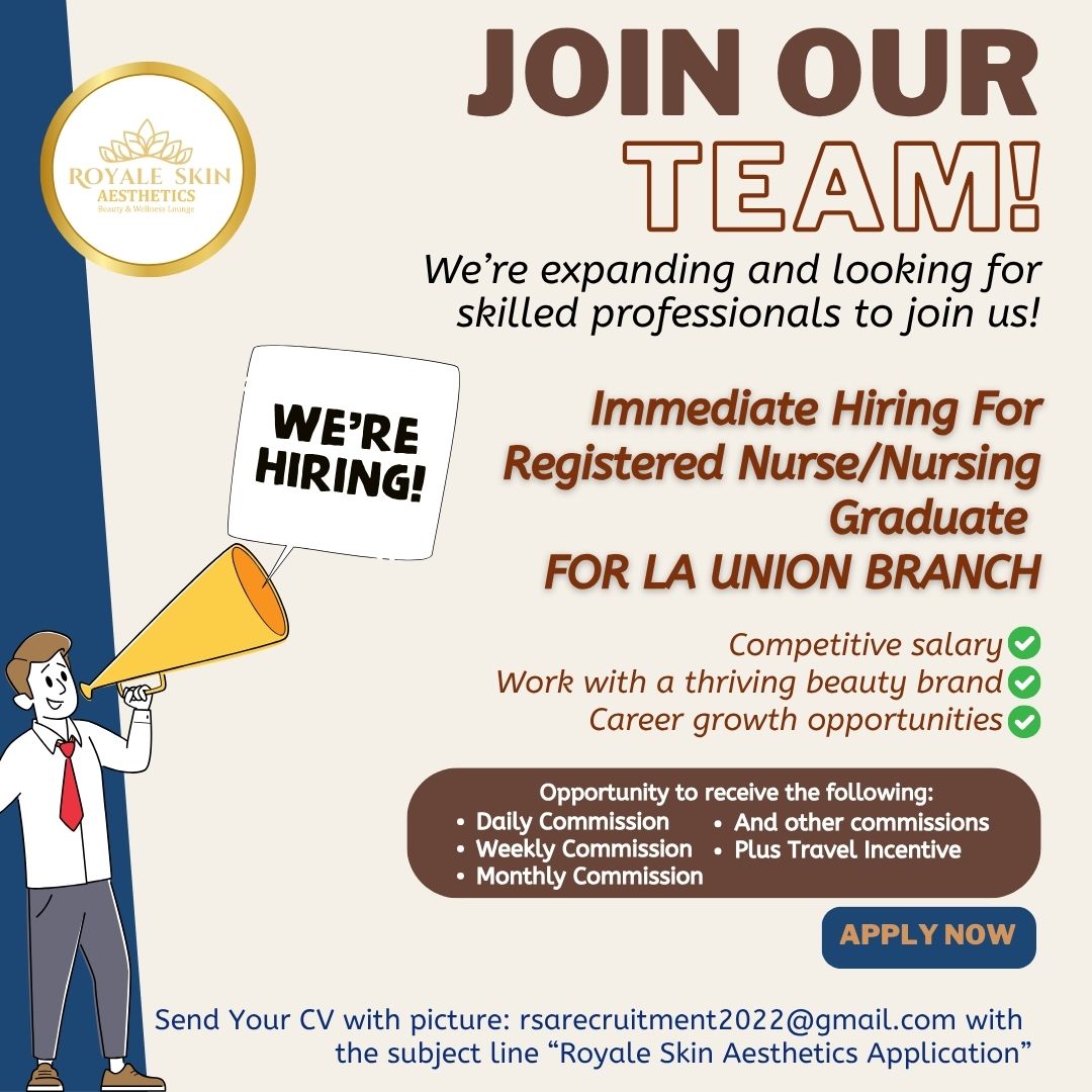 Royale Skin Aesthetics Beauty & Wellness - Recruitment Facebook ad