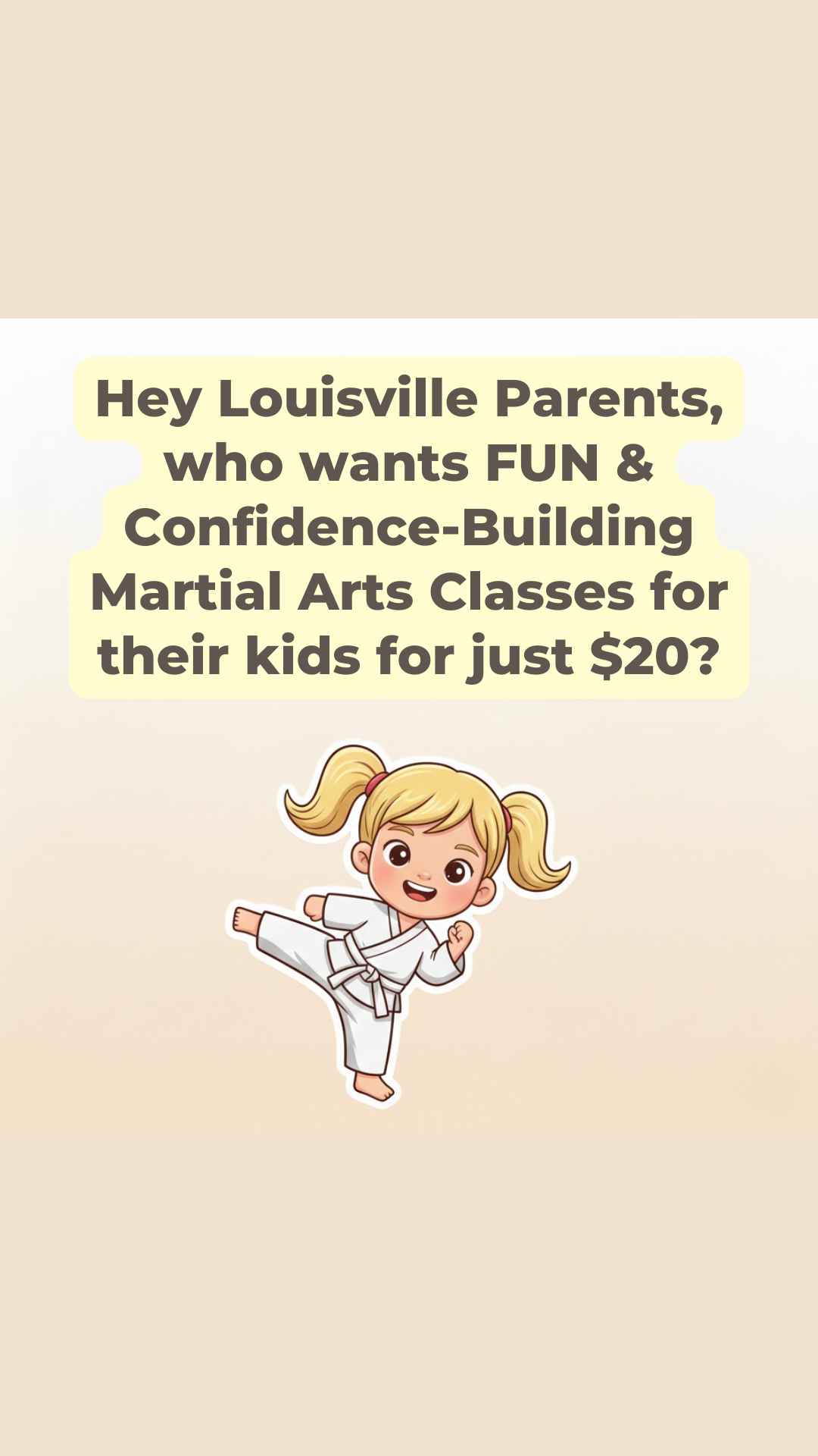 Hwang's Martial Arts Facebook ad from Jan 23, 2026