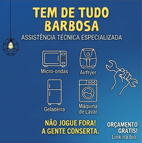 Tem de Tudo Barbosa Facebook ad: Converse conosco
