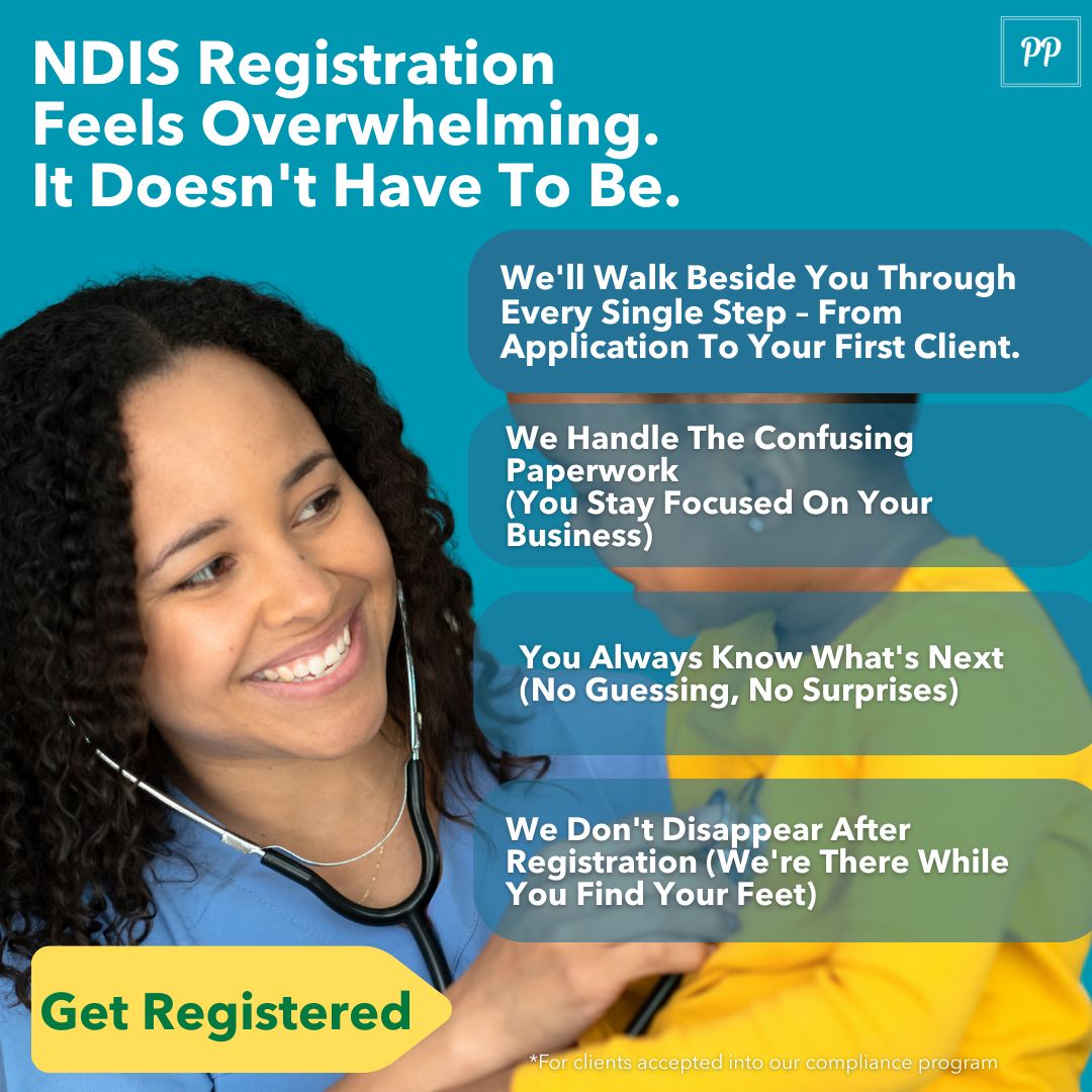 Provider Partners Consulting Facebook ad: NDIS Registration Without The Overwhelm