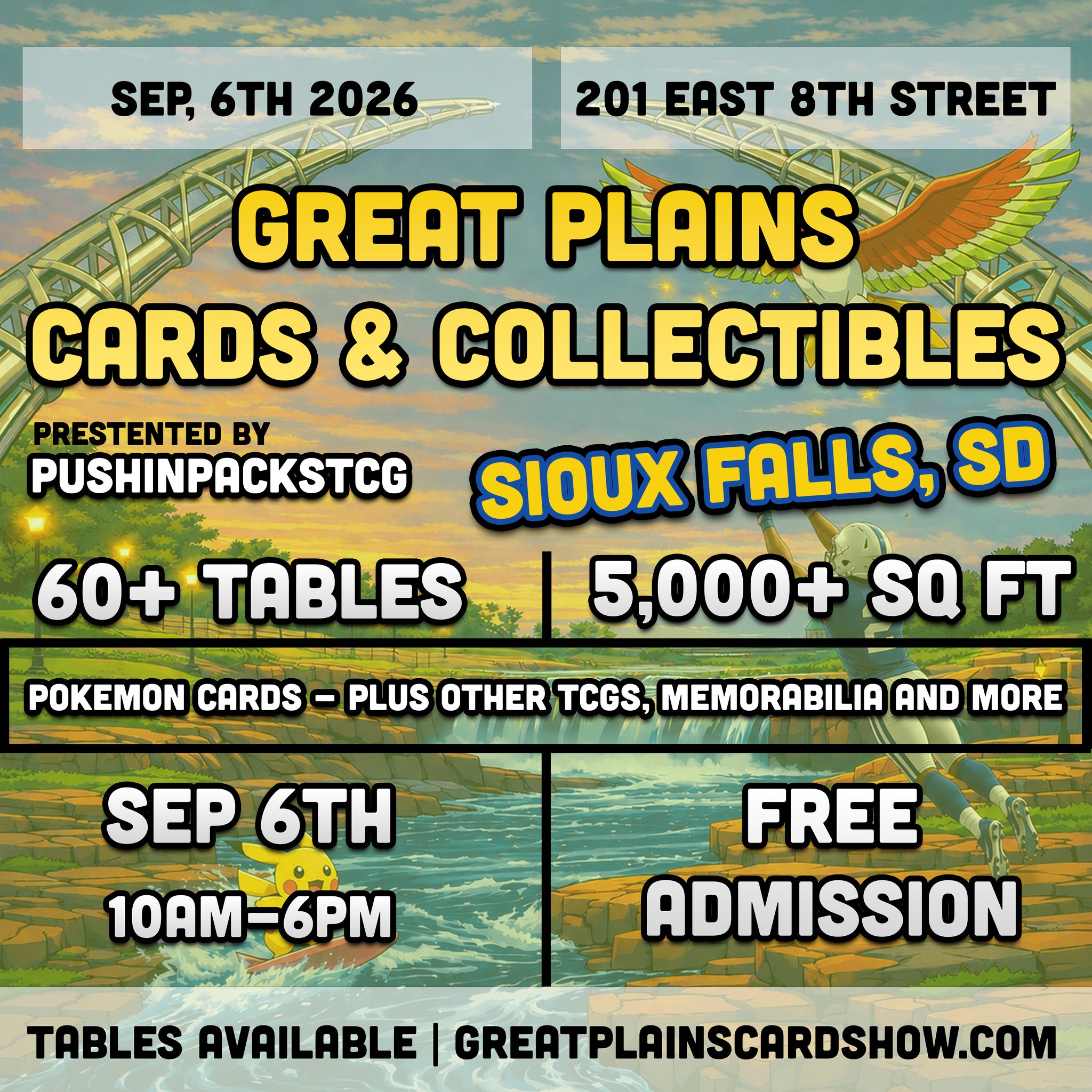 Pushinpackstcg Facebook ad: SIOUX FALLS!