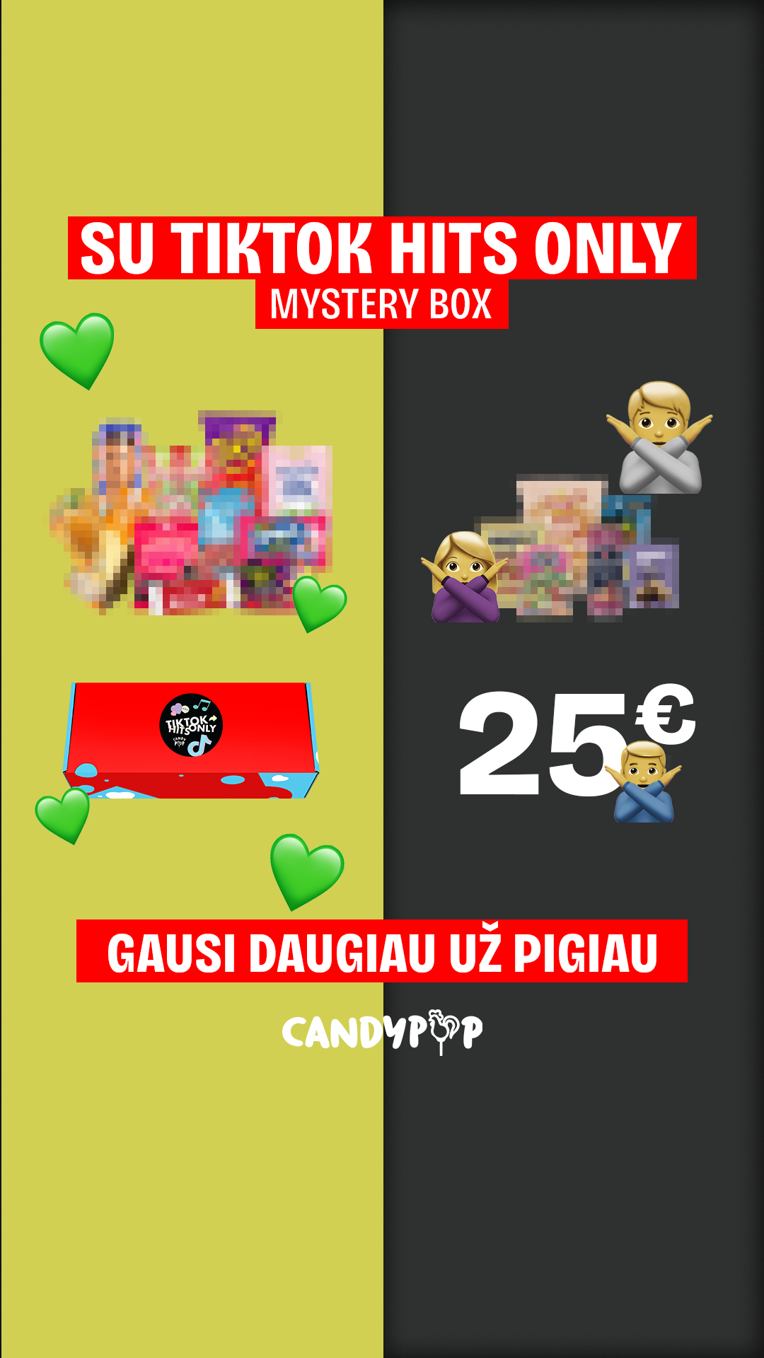 Candy POP Facebook ad