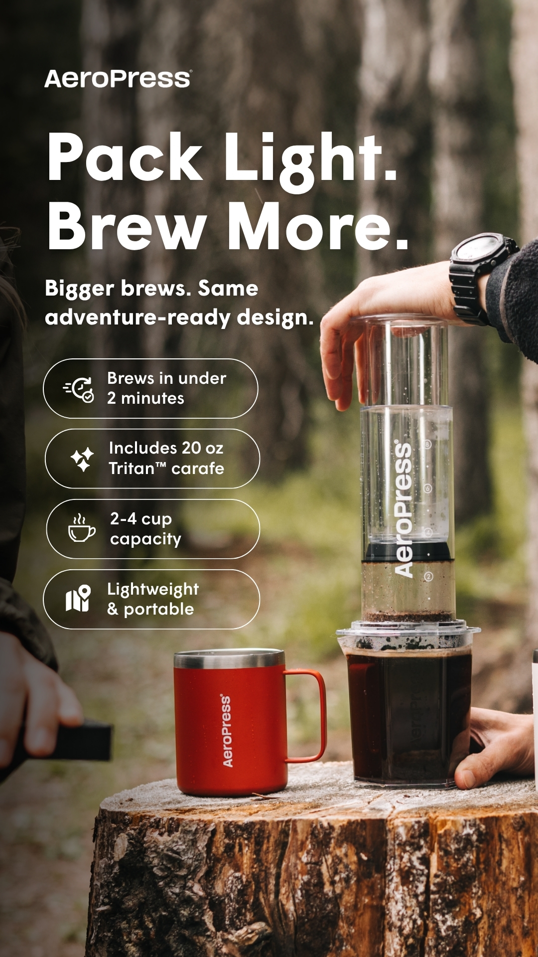 AeroPress Facebook ad