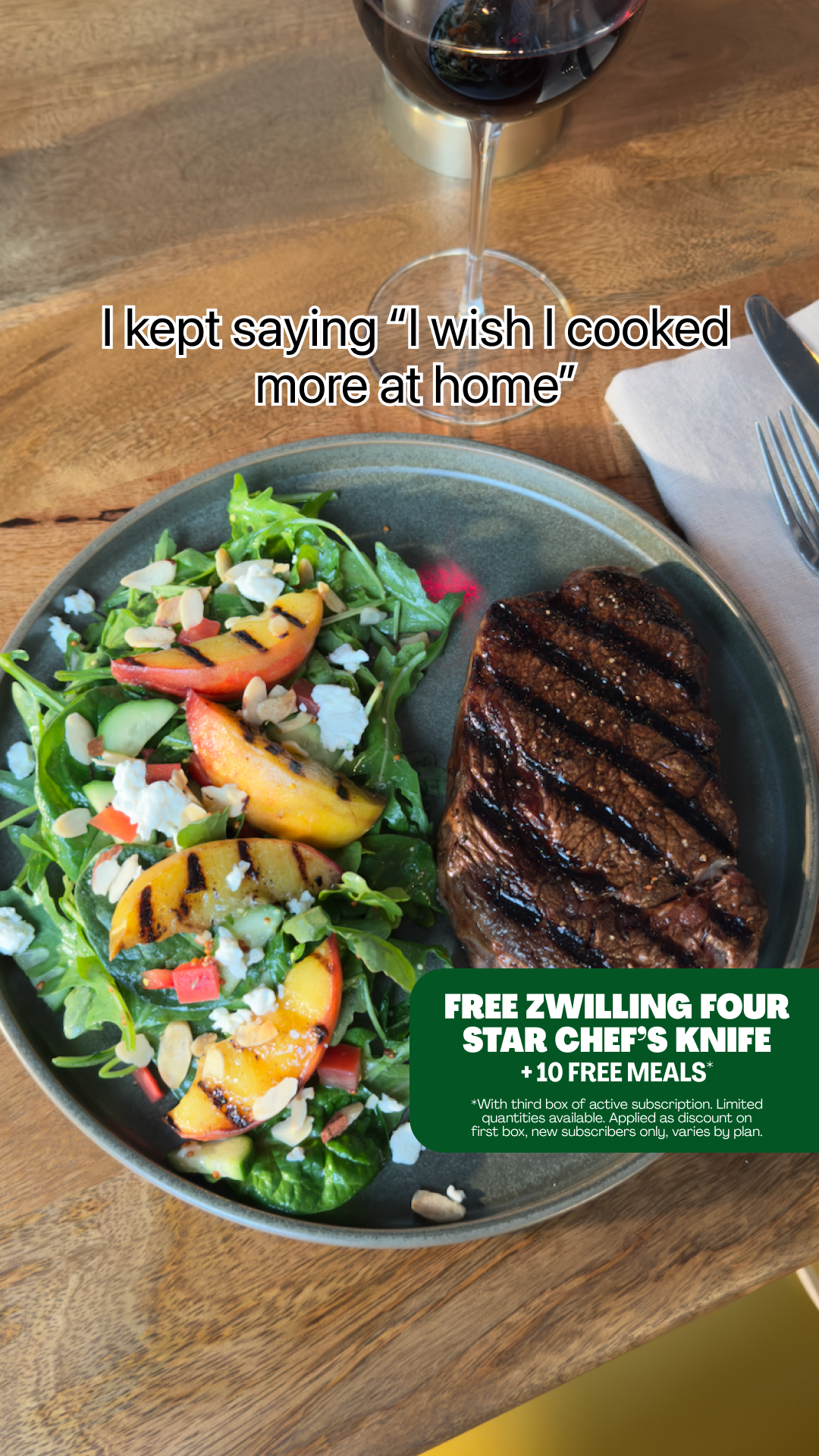 HelloFresh Facebook ad