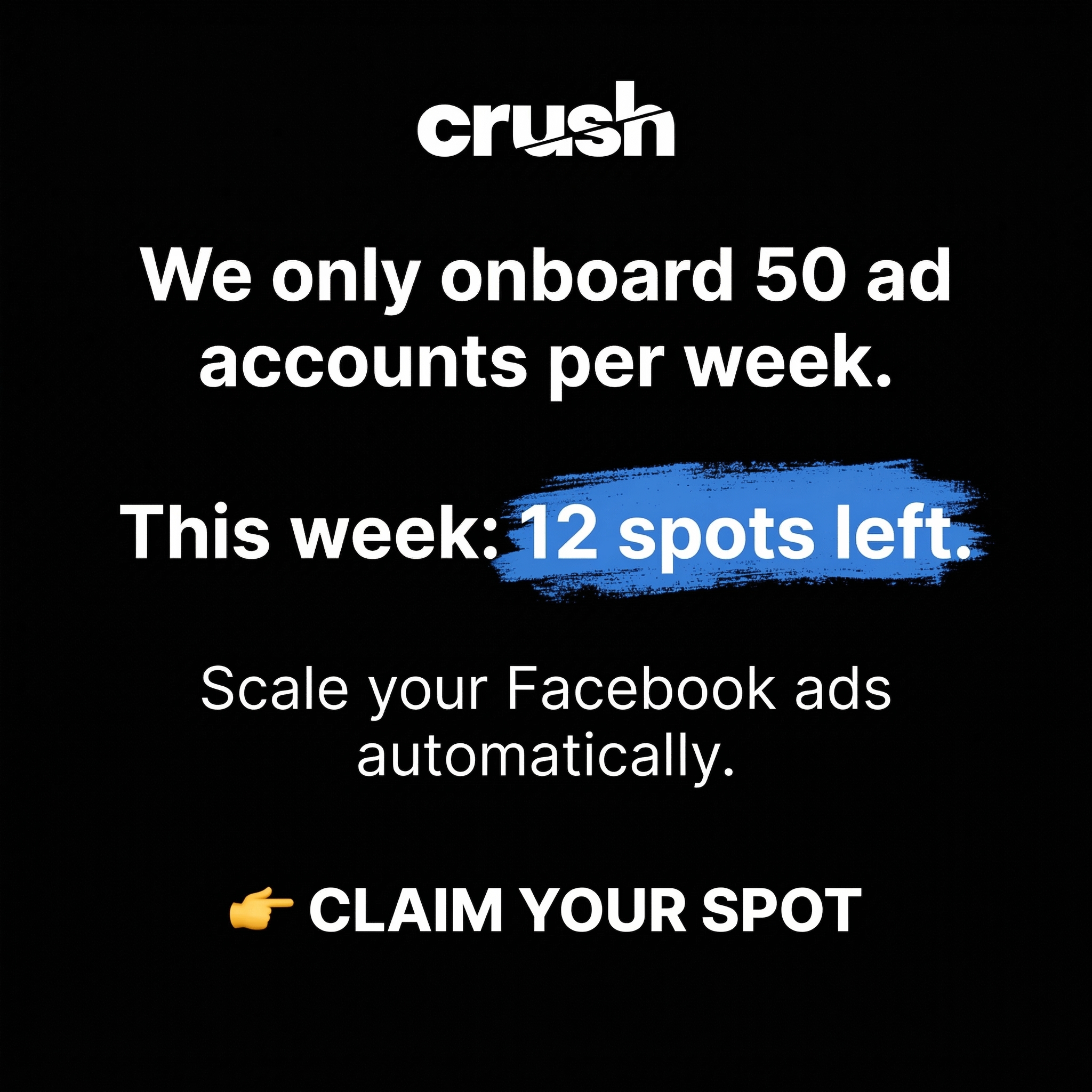 trycrush.ai Facebook ad