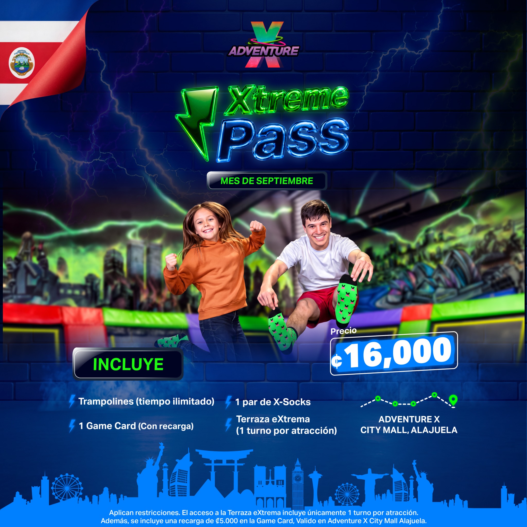Adventure X Costa Rica Facebook ad