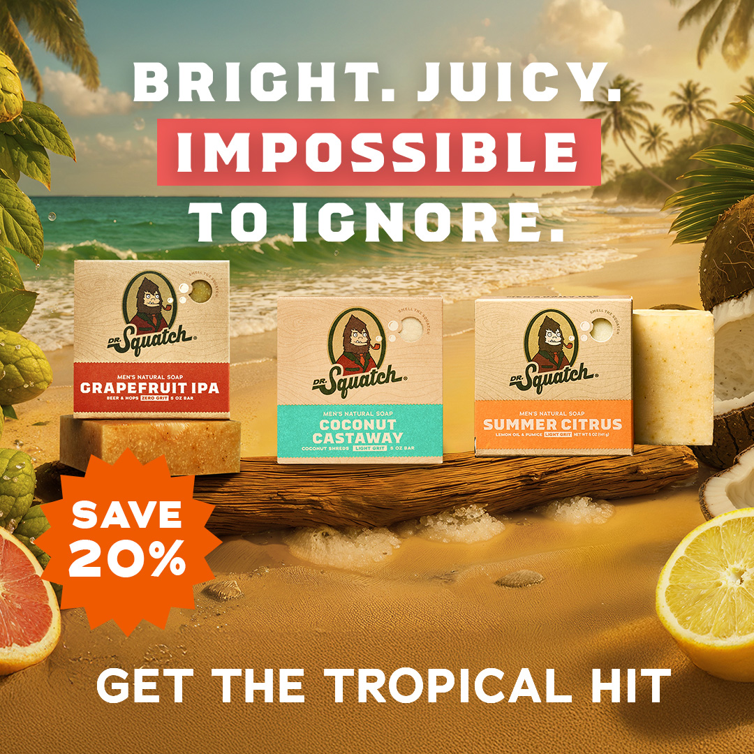 Dr. Squatch Facebook ad