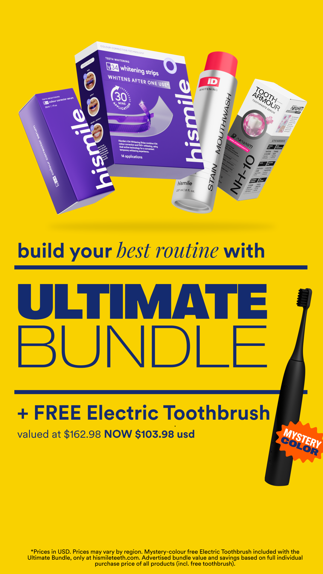 Hismile Facebook ad