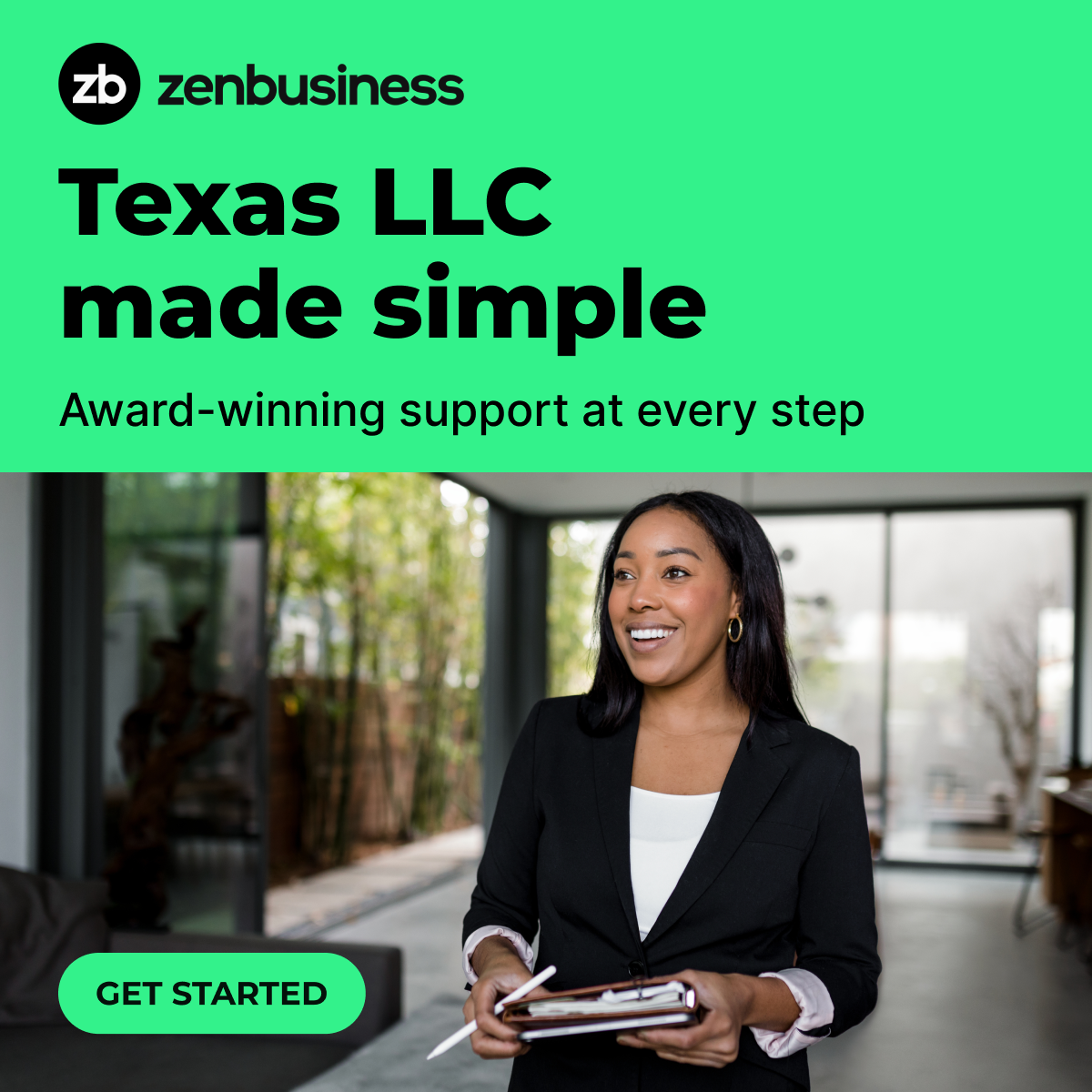 ZenBusiness Facebook ad