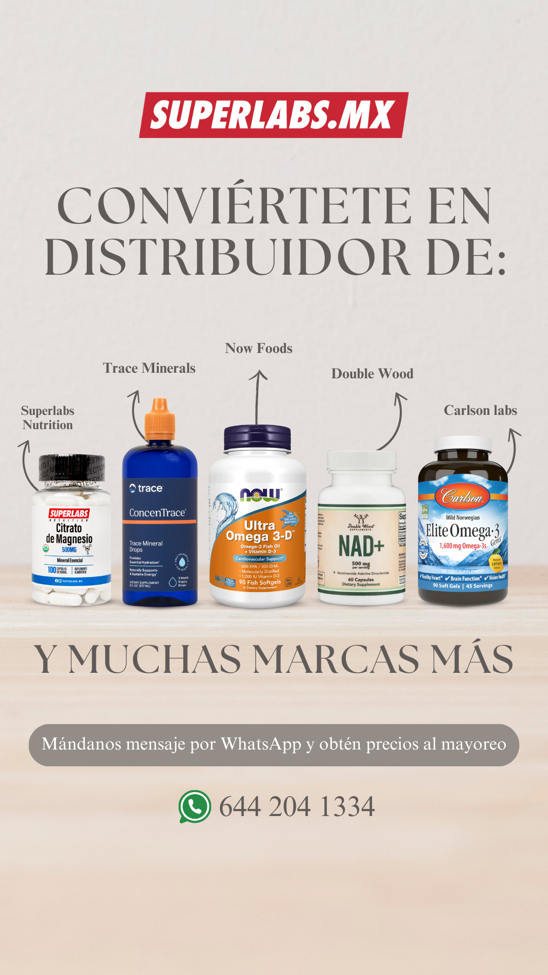 Superlabs.mx Facebook ad from Feb 25, 2026