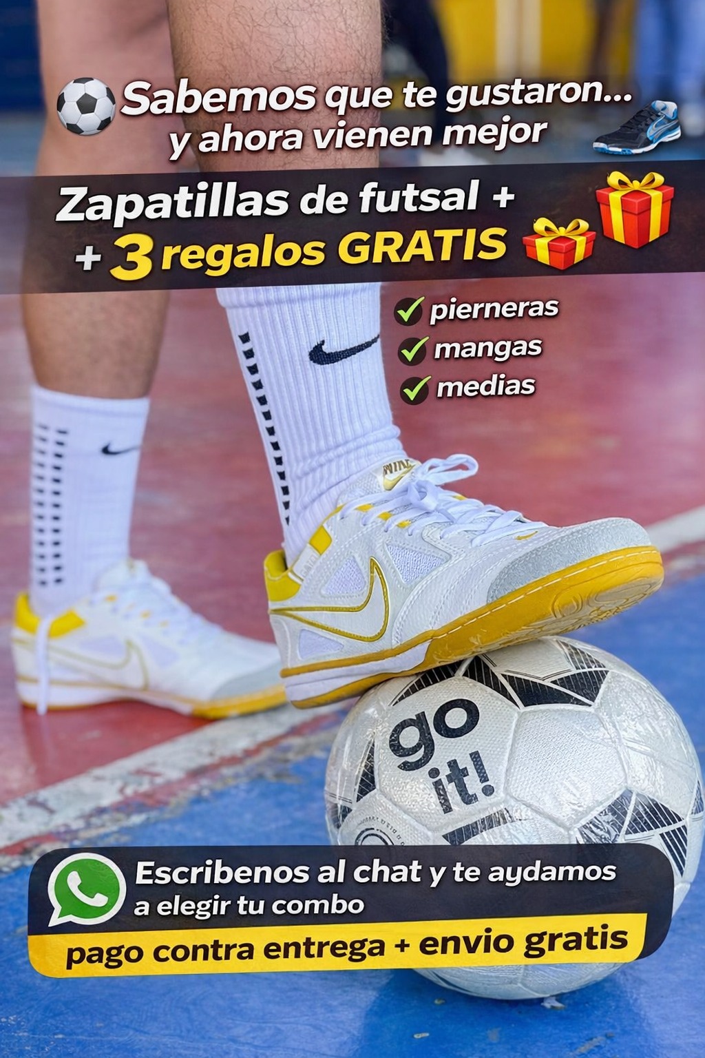 Juguetelandia emprende1 Facebook ad: Futsal + 3 Regalos GRATIS.