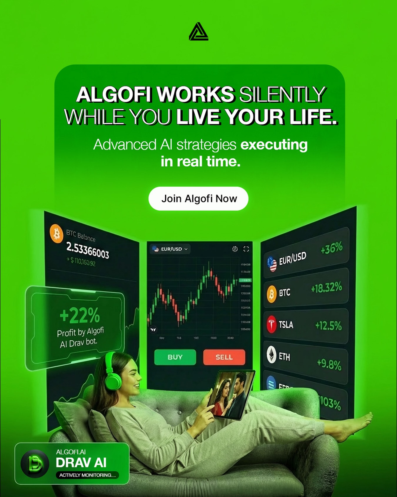 Algofi.Ai Facebook ad