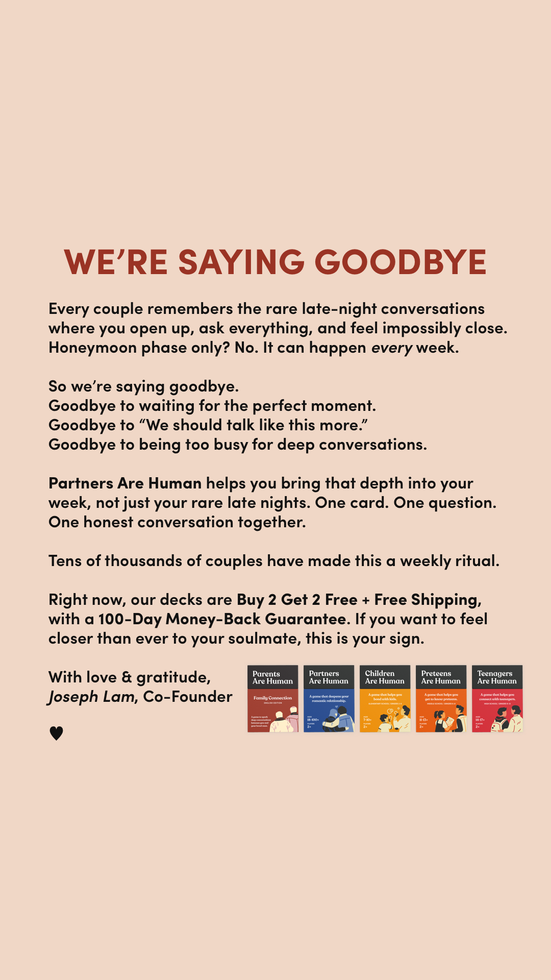 Parents Are Human Facebook ad