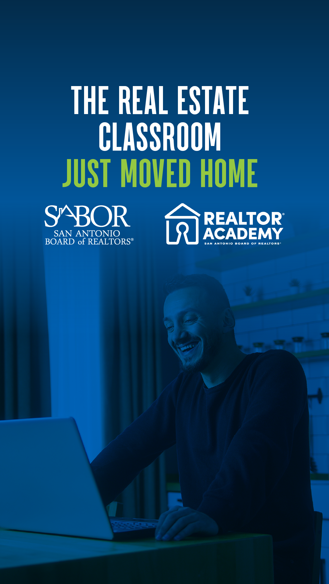San Antonio Board of REALTORS Facebook ad: Your License, At Your Pace