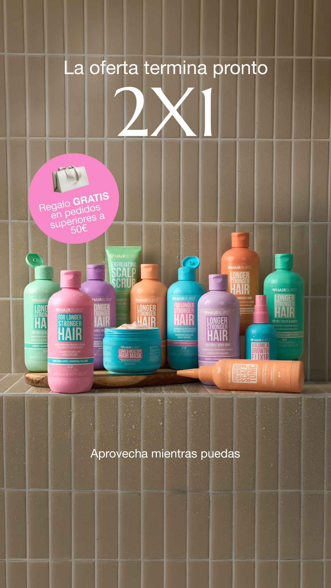 Hairburst España Facebook ad