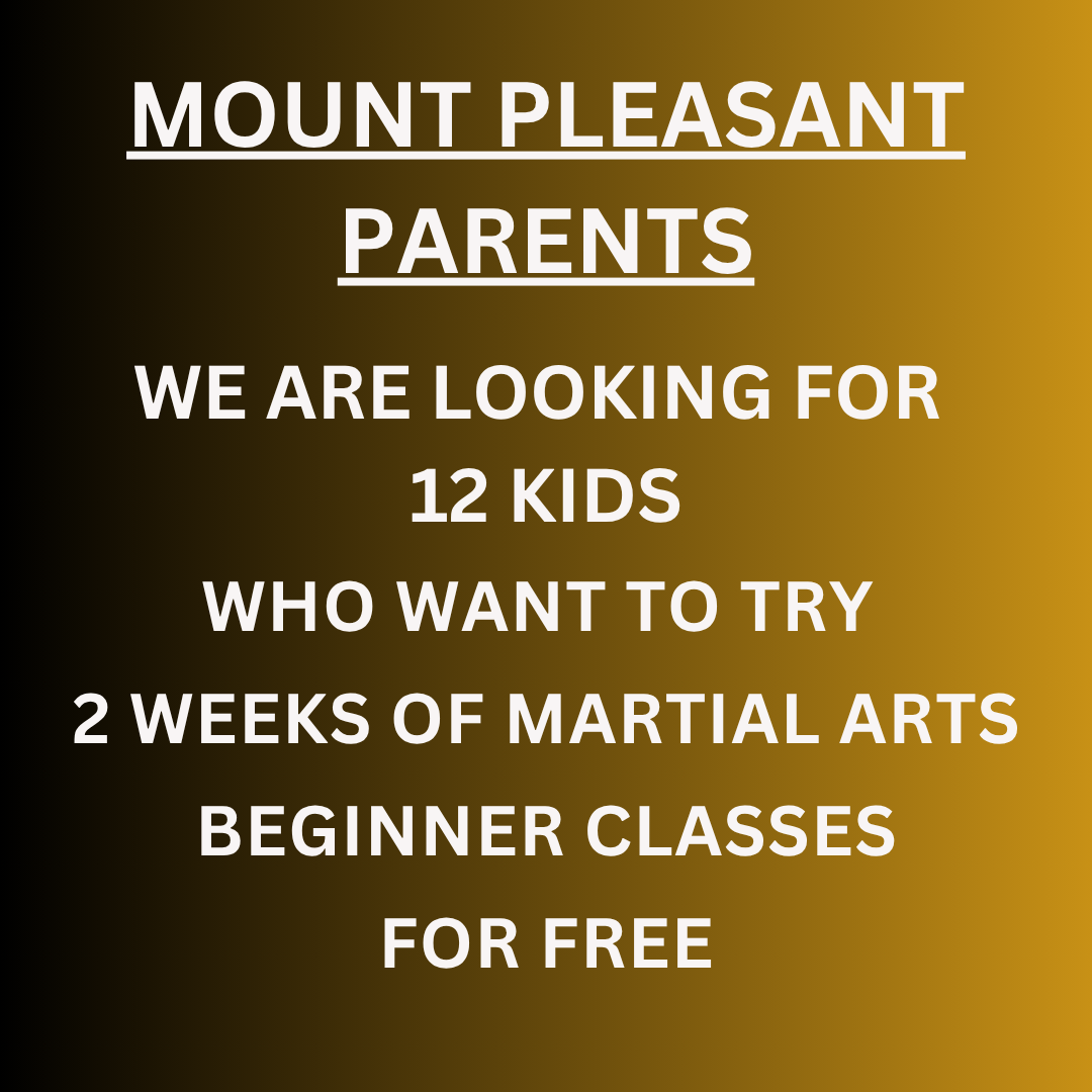 Mount Pleasant Family Martial Arts Facebook ad: 2 Week FREE TRIAL for KIDS