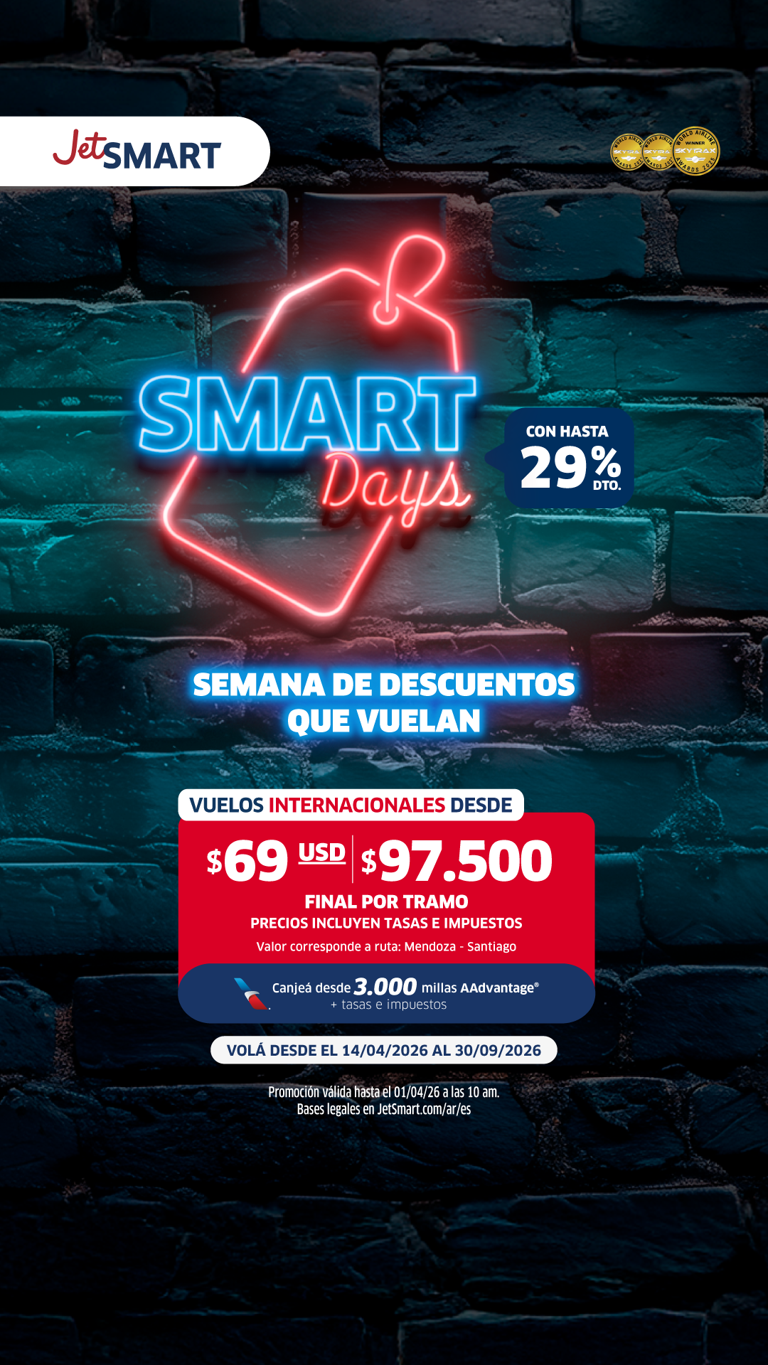 JetSMART Facebook ad