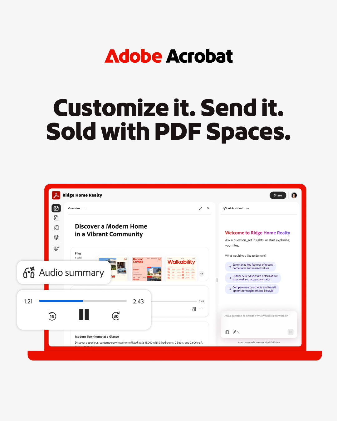 Adobe Acrobat Facebook ad