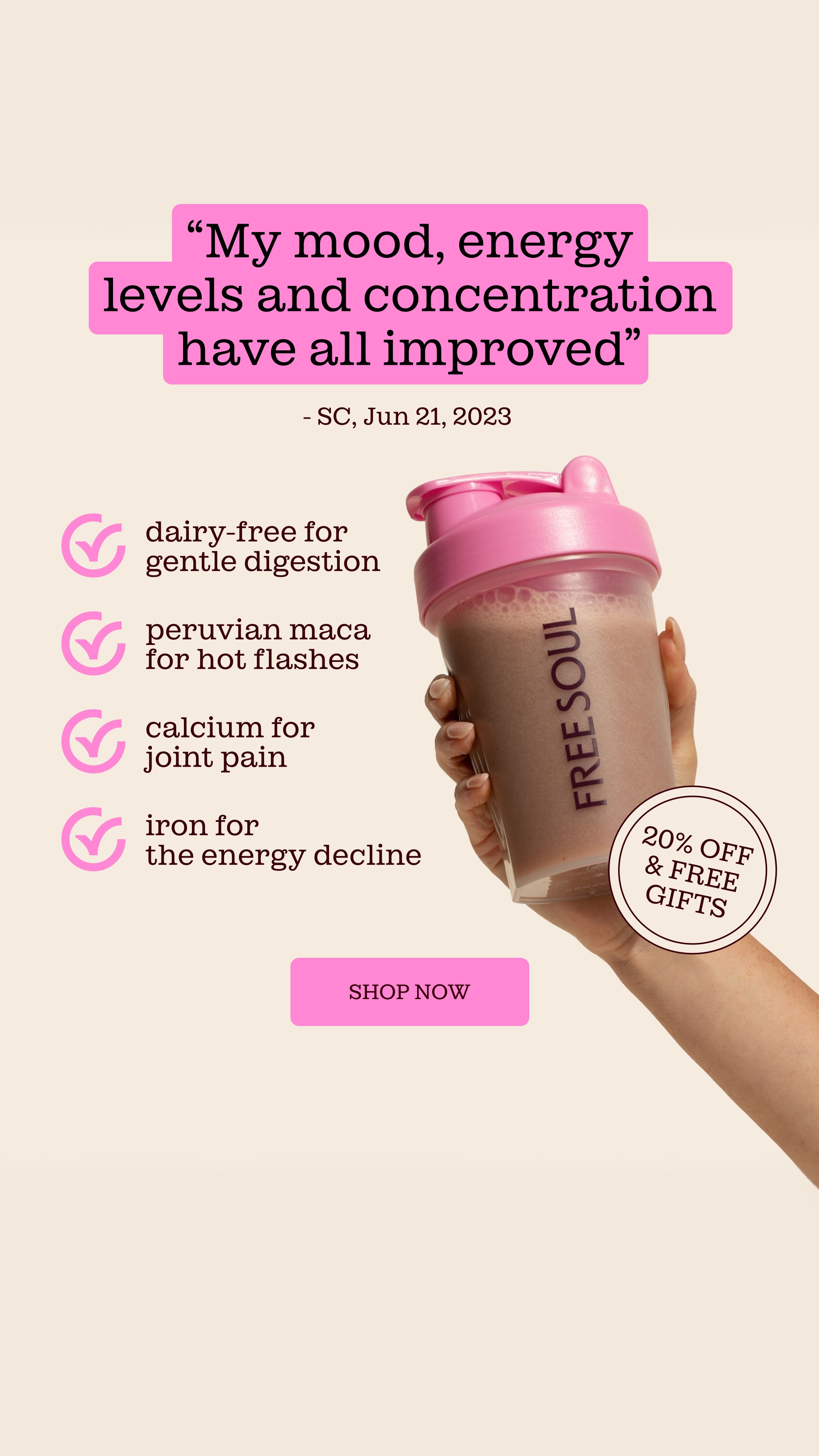 Free Soul Facebook ad