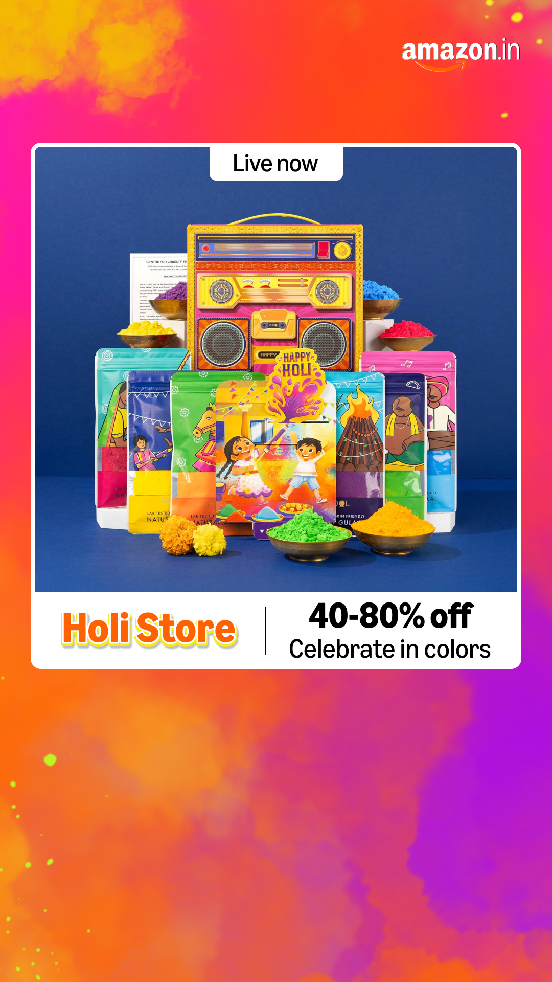 Amazon India Facebook ad