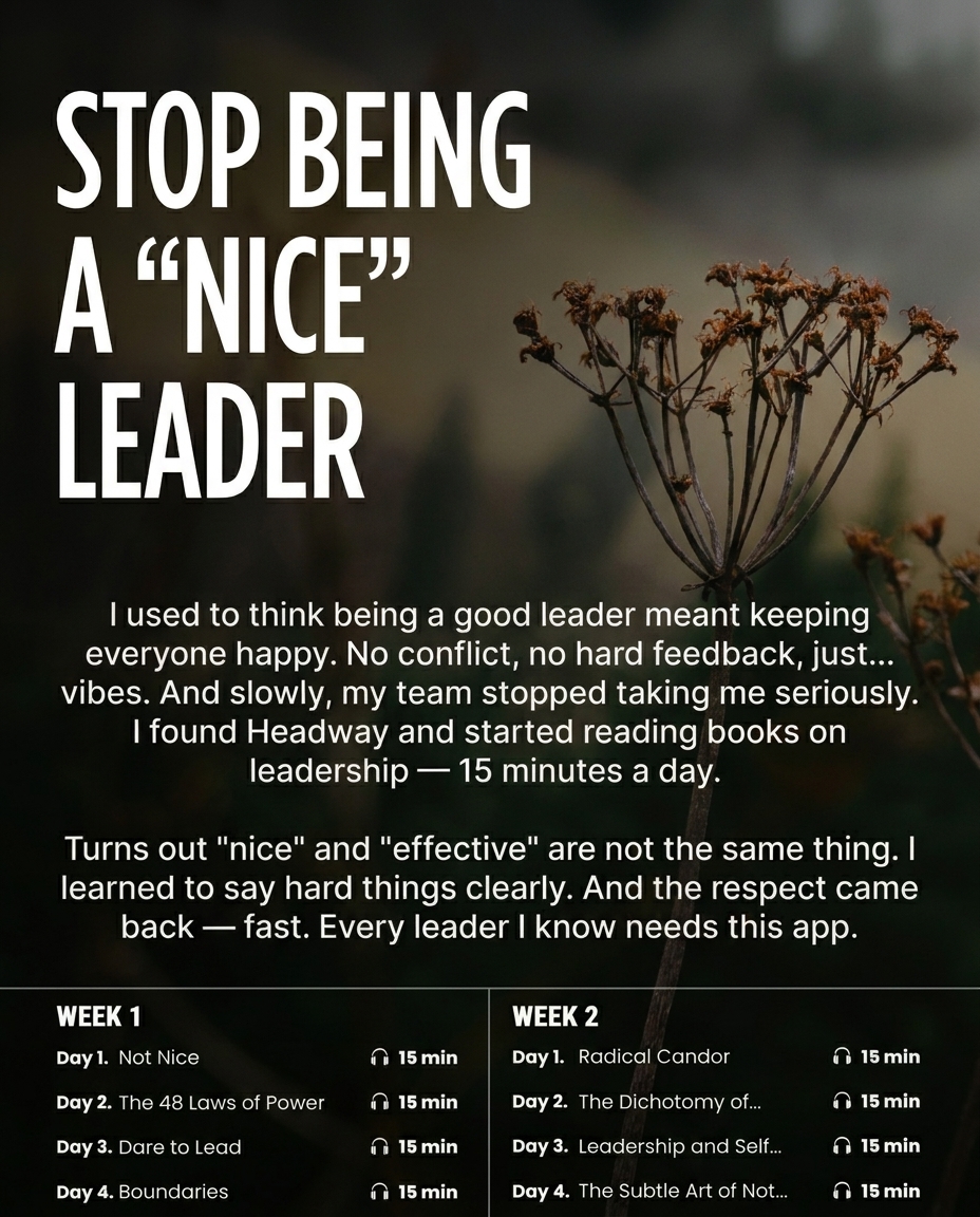 Headway App Facebook ad