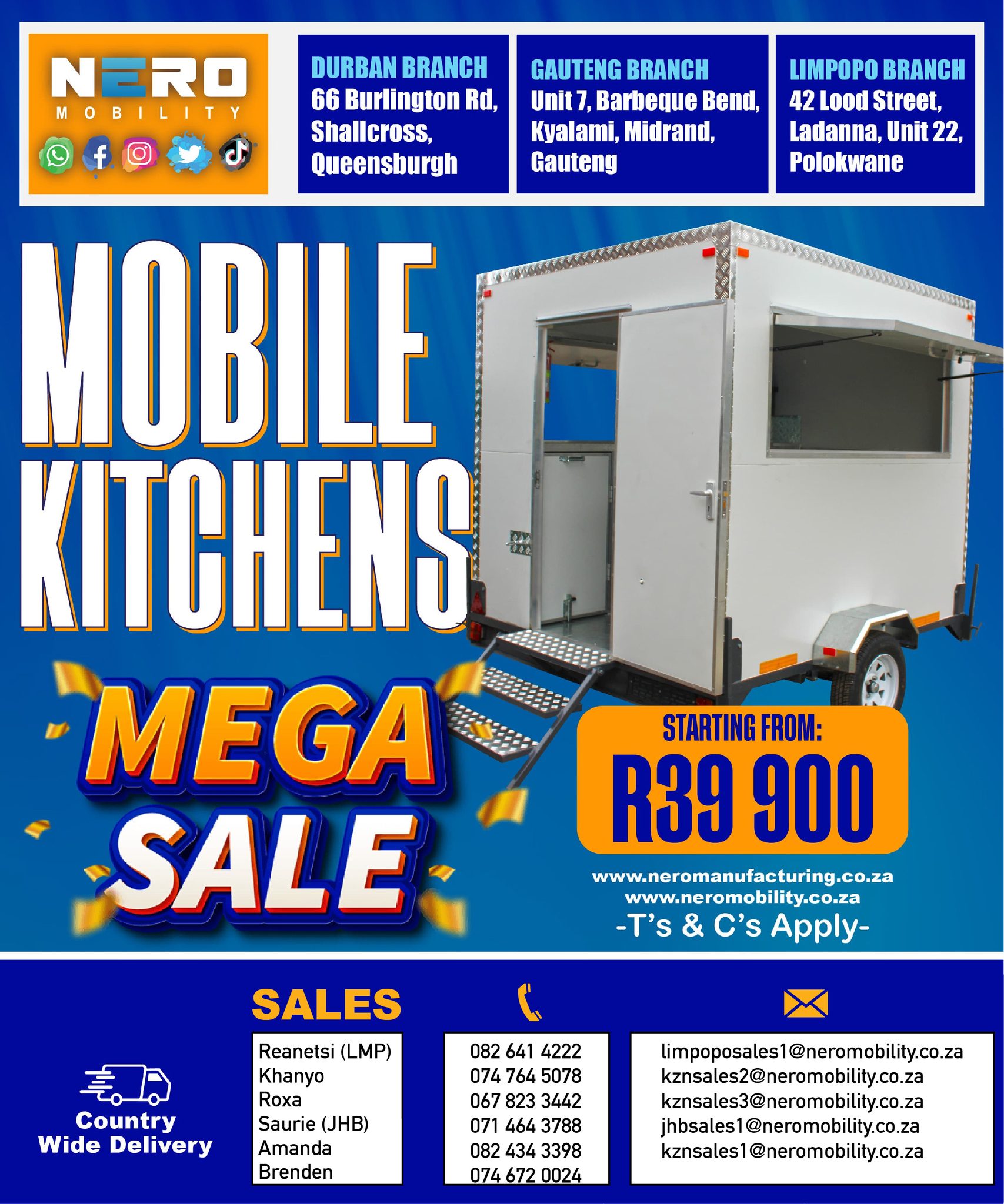 Nero Mobility Limpopo Facebook ad