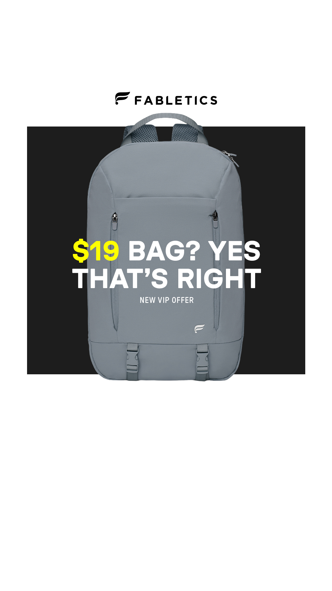 Fabletics Men Facebook ad