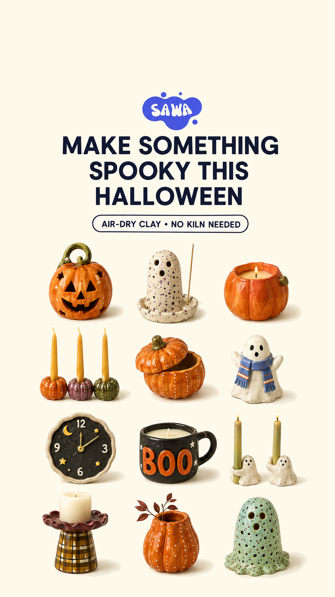 SAWA Studio Facebook ad: Make Something Spooky
