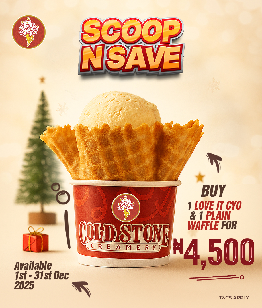Cold Stone Creamery Nigeria Facebook ad