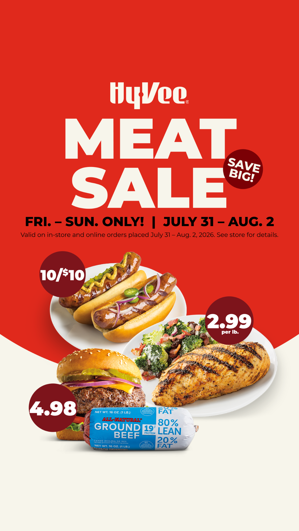 Hy-Vee Facebook ad