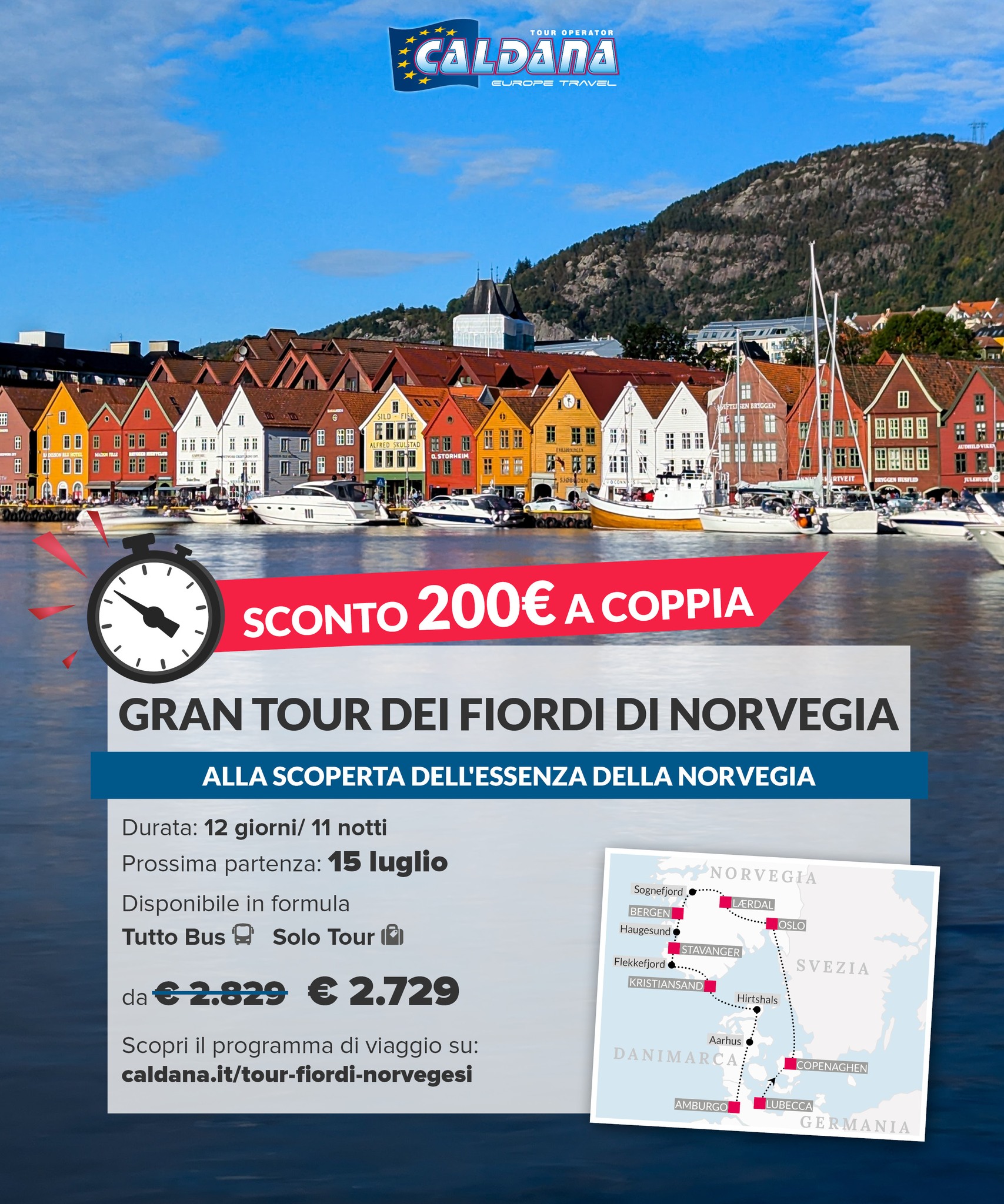 Caldana Europe Travel Facebook ad