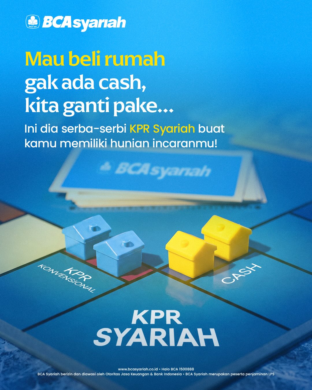 BCA Syariah Facebook ad: Jangan diganti kimpul, tapi ganti dengan cicilan KPR…