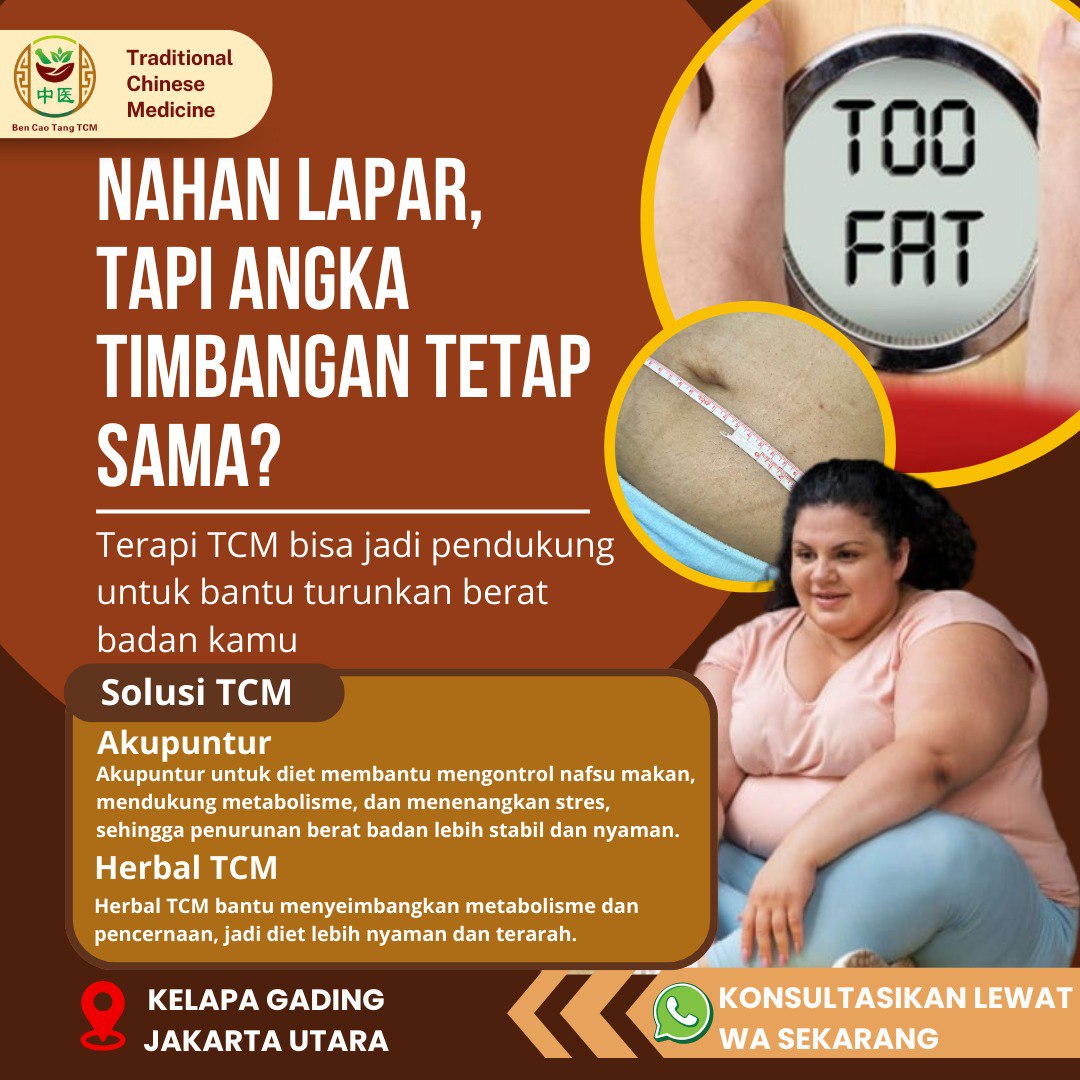 TCM Ben Cao Tang Jakarta - Griya Sehat Facebook ad: Nahan Lapar Tapi Berat Badan Stuck?