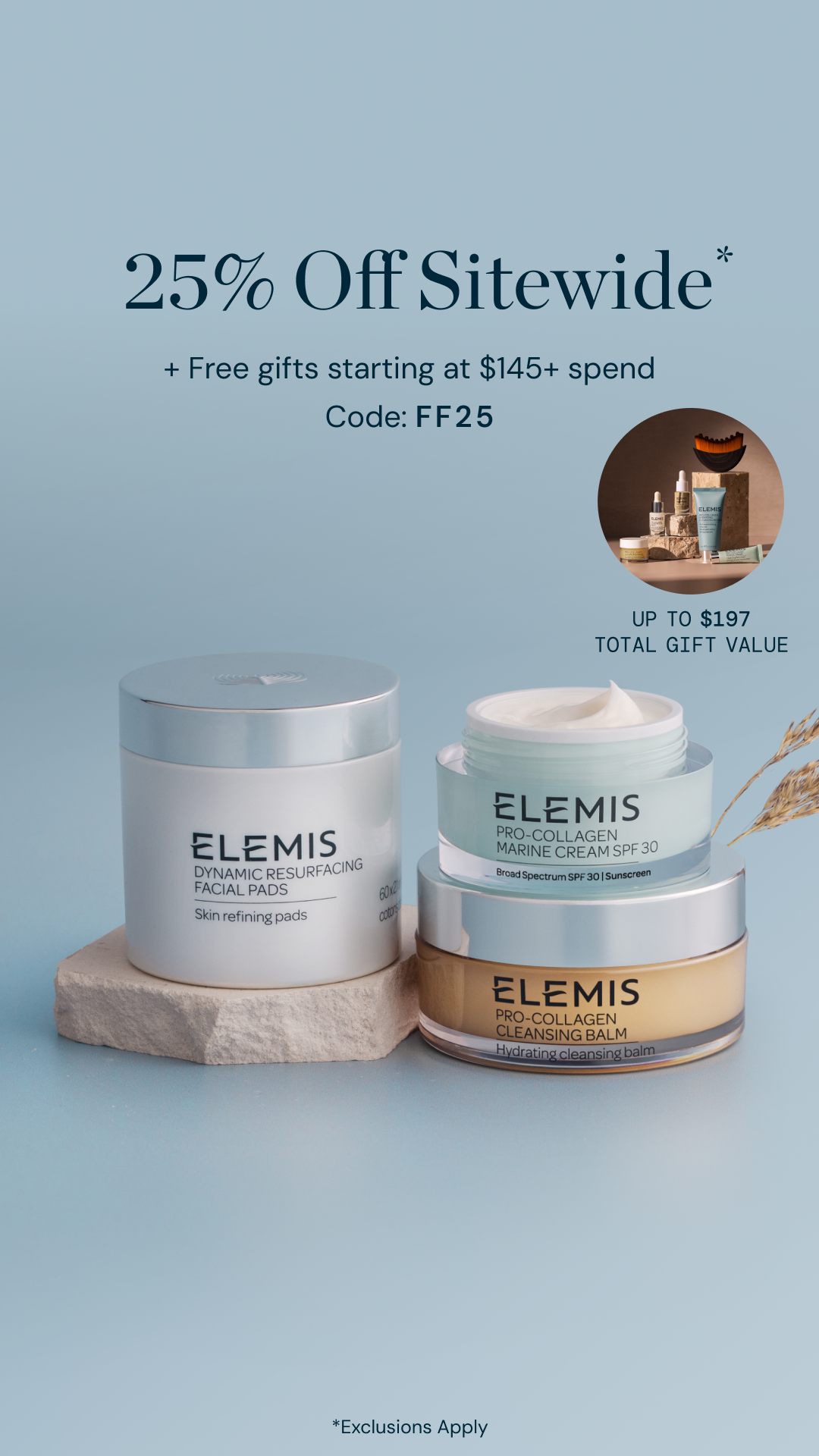 Elemis Facebook ad