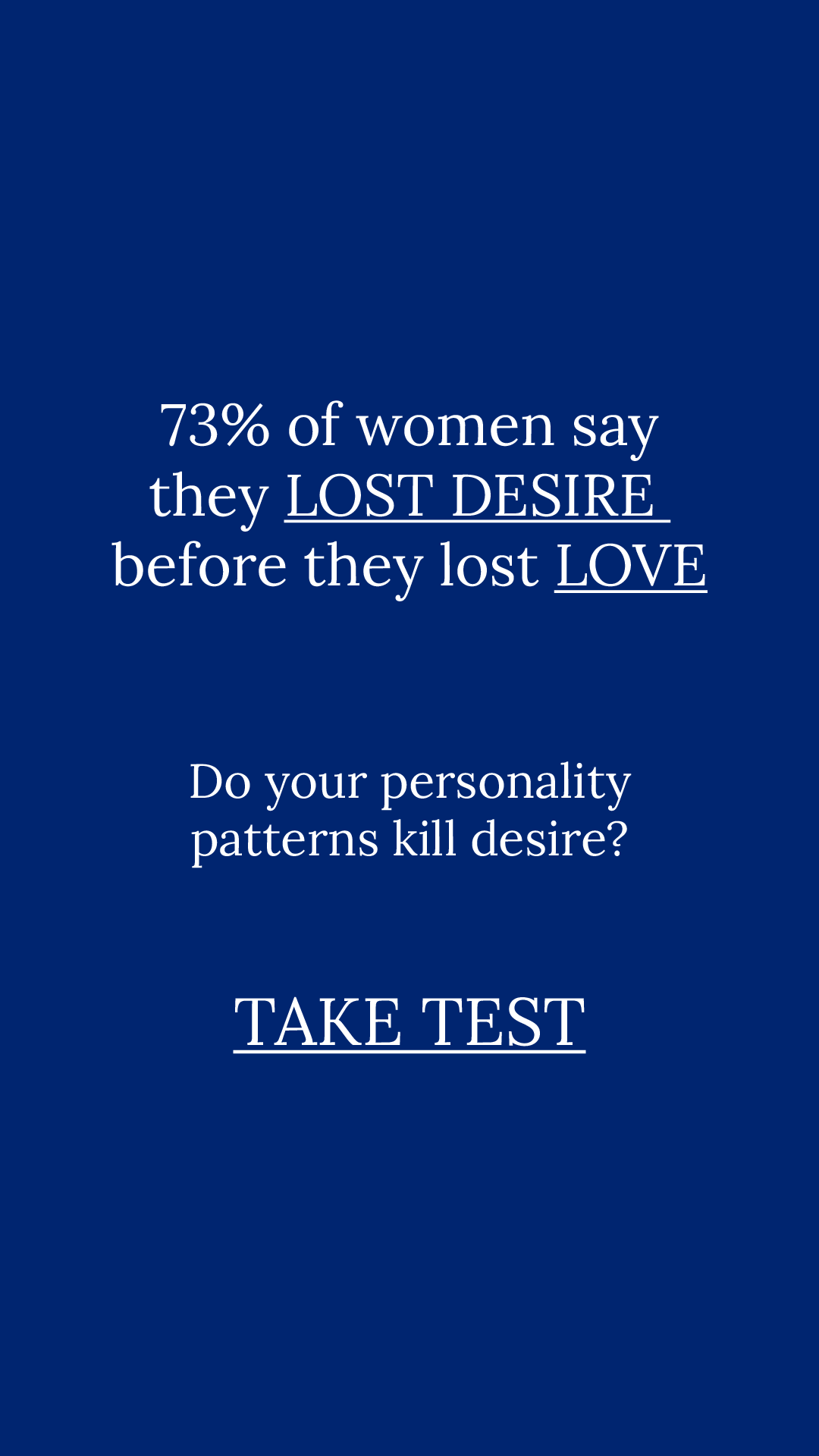 Personality Type Facebook ad