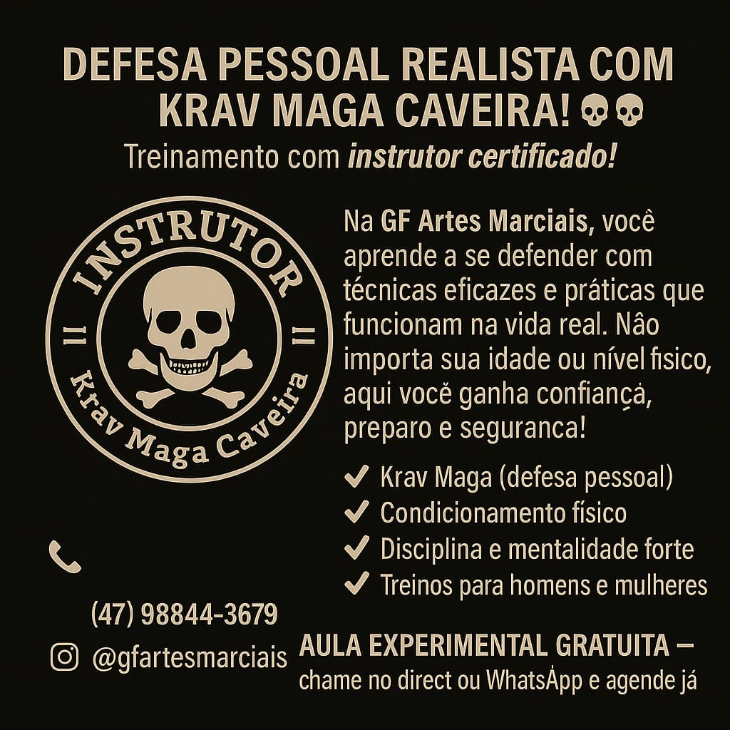 GF artes marciais Facebook ad from Oct 5, 2025