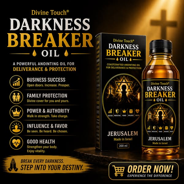 Holyoil Facebook ad: Break Every Darkness Standing Against Your Life