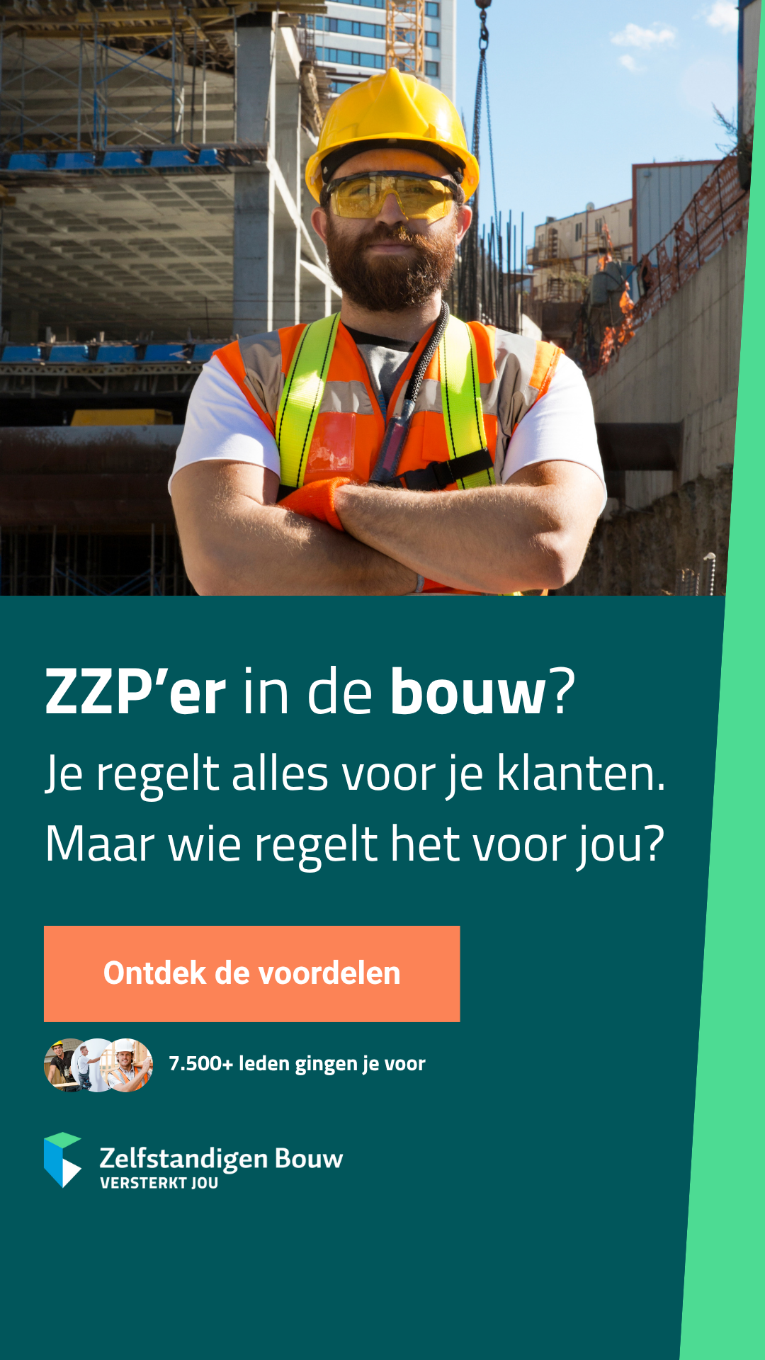 Zelfstandigen Bouw Facebook ad