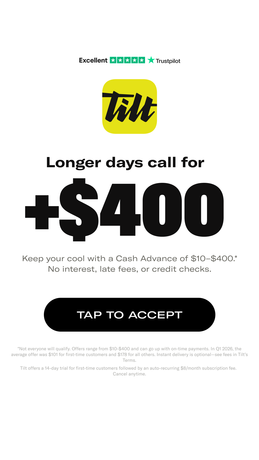 Tilt HQ Facebook ad
