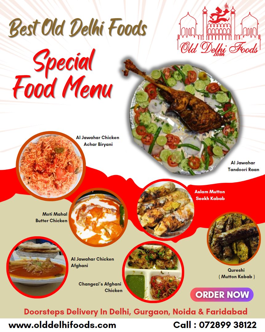Old Delhi Foods.com Facebook ad