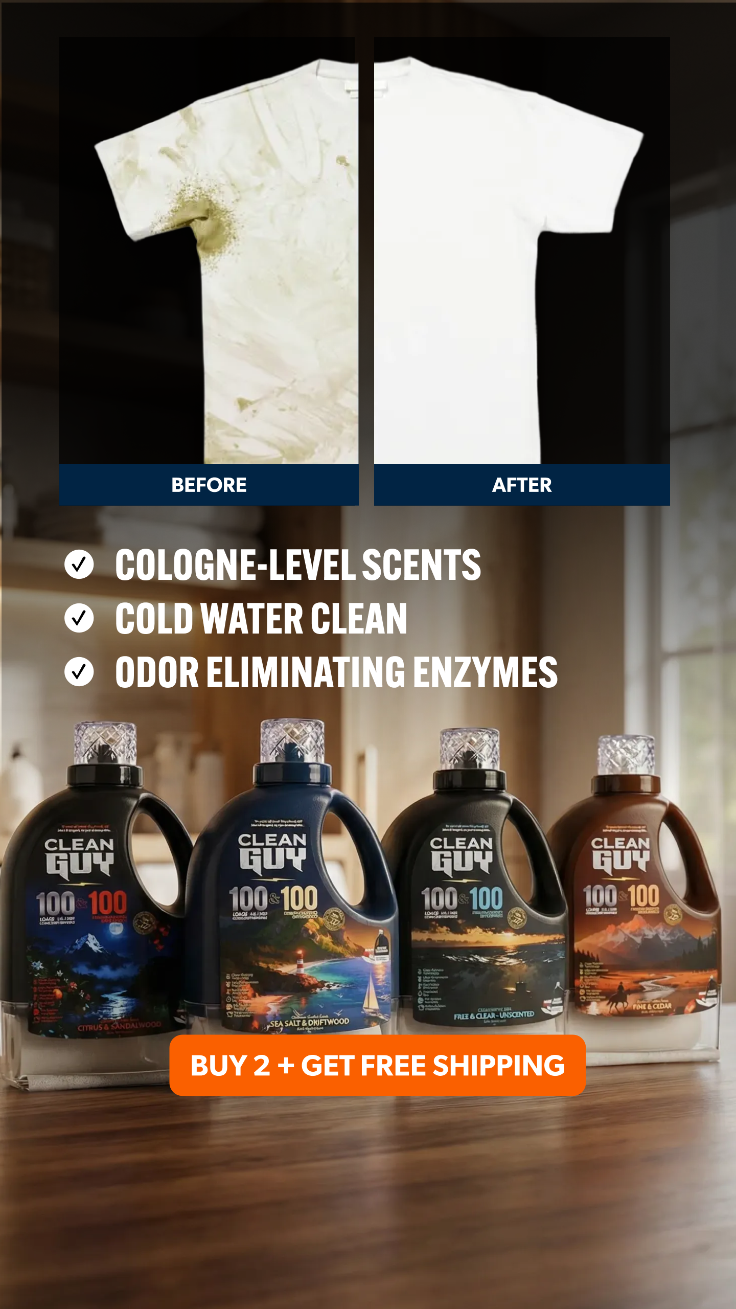 Clean Guy Facebook ad