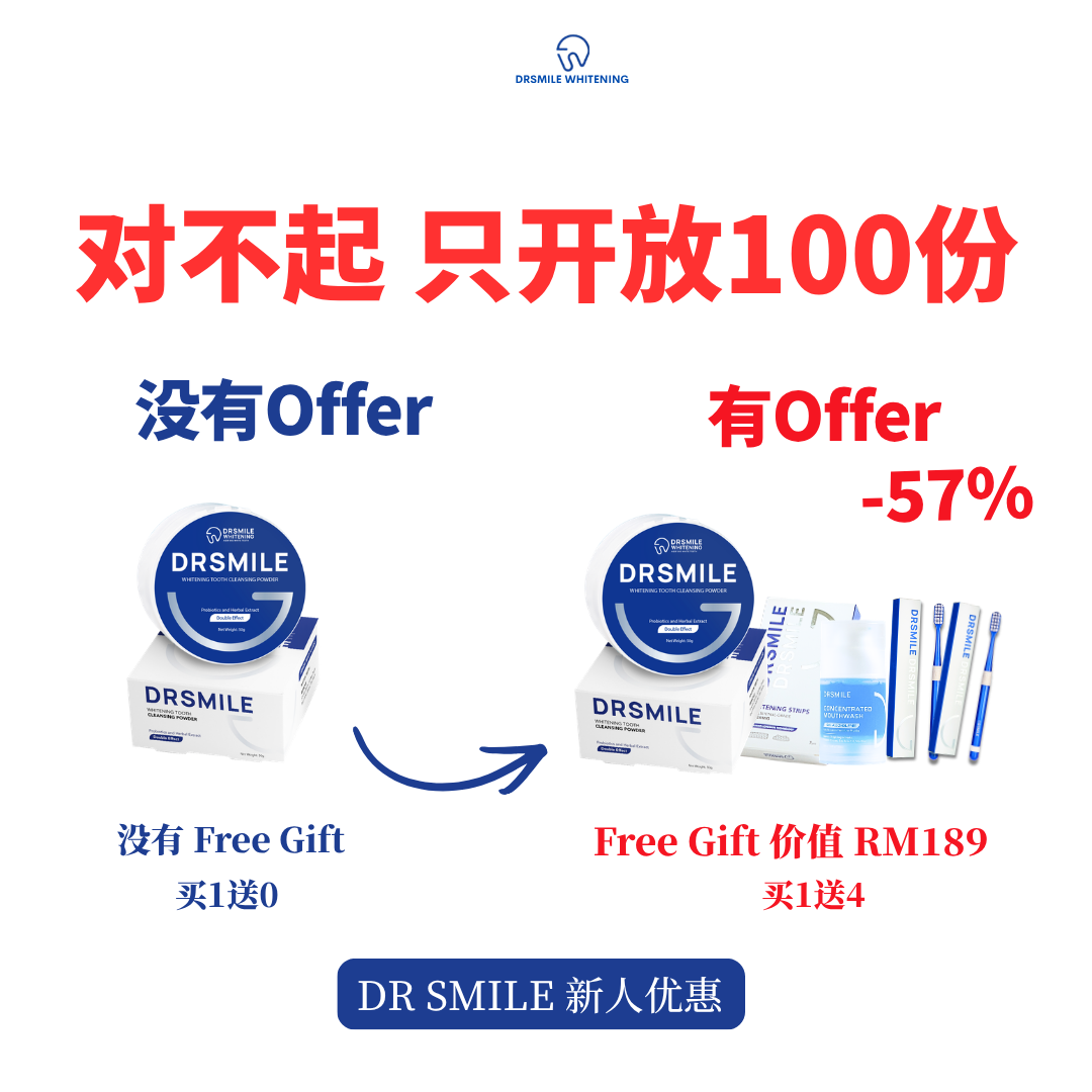Dr Smile Whitening Facebook ad
