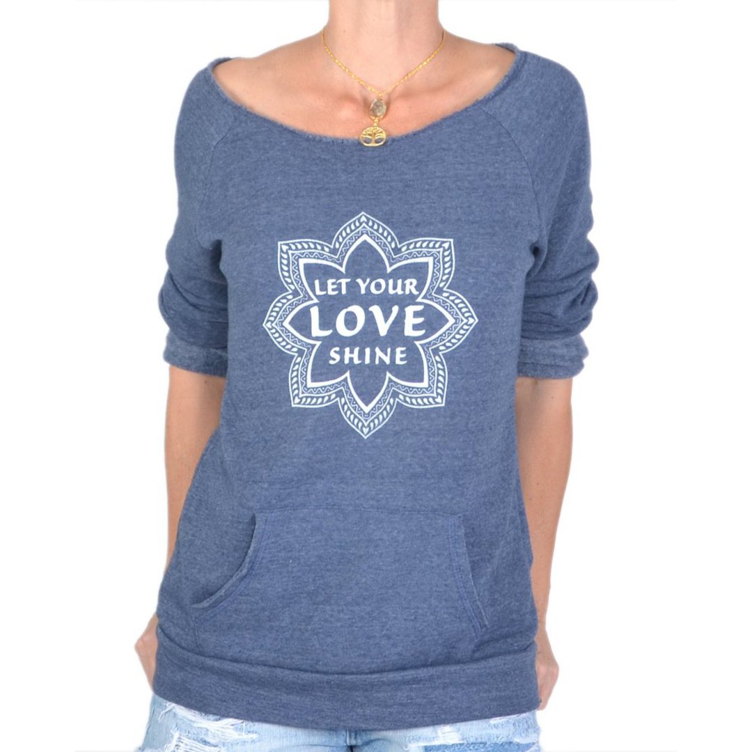 SuperLoveTees Facebook ad: Designed for mindful living, our eco-friendly pieces bring…