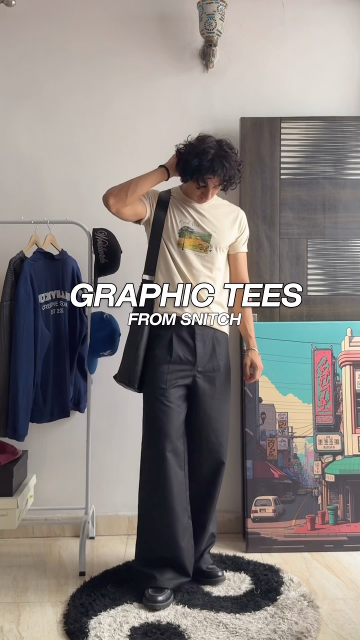 Snitch Facebook ad: Graphic tees from @snitch.co.in